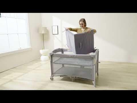 How To Install 4 in 1 AirClub Baby Bassinet Bedside Sleeper?