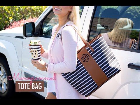 Monogrammed Tote Bag