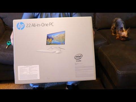 HP 22 All In One UNBOXING / Review And First Thoughts // Its Beautiful