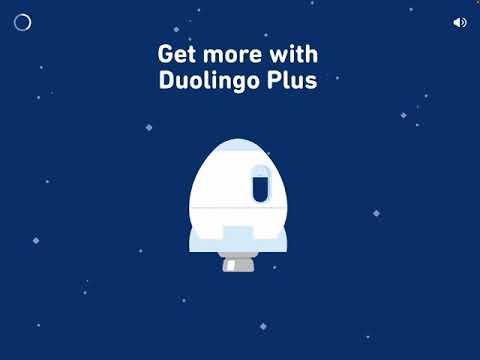 Duolingo Plus - In-App Ad - Duo in Space