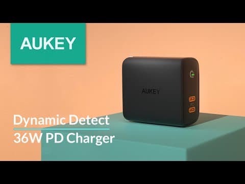 AUKEY 36W Dynamic Detect Dual-Port PD Charger PA-D2 - Quick Intro