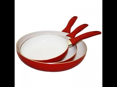 concord cookware cn300 3 piece eco friendly ceramic nonstick fry pan set