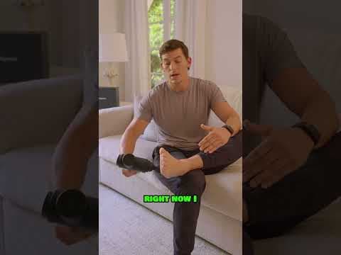 Using the Hypervolt 2 Massage Gun for Muscle Recovery 👣 #Hyperice #WalkAtHome