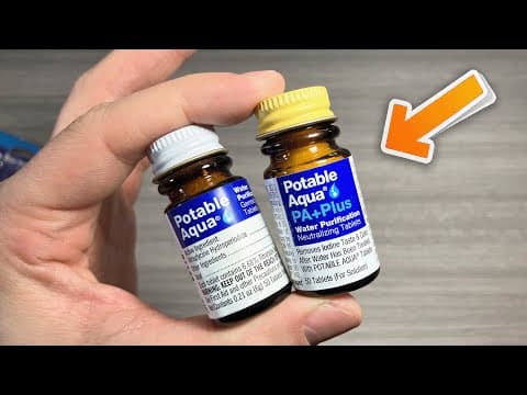 Potable Aqua Water Purification Tablets With PA Plus - User Review