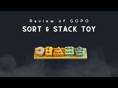 GOPO TOYS Montessori Sorting and Stacking Toy