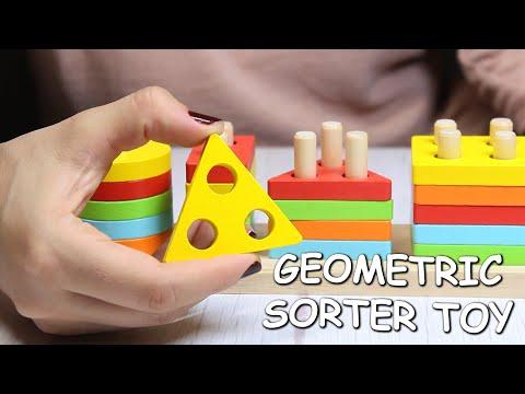 Montessori Geometric Sorter Toys | NewMan DIY