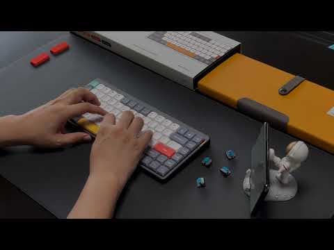 NuPhy Air75 Typing Sounds - Gateron Red / Blue / Brown
