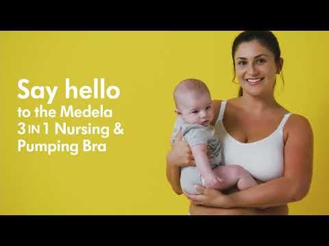 Medela 3 In 1 Nursing and Pumping Bra