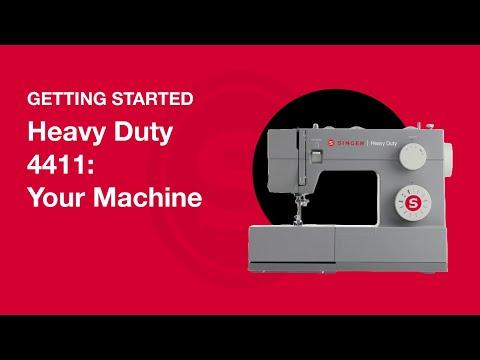 Getting Started Heavy Duty 4411: Set-Up Your Machine