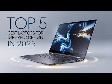 Top 5 Best Laptops for Graphic Design in 2025: Creativity Without Limits