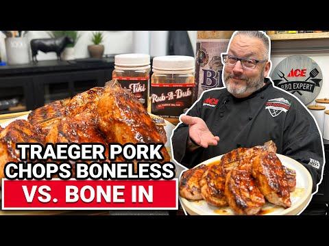 Traeger Pork Chops Boneless vs. Bone In - Ace Hardware