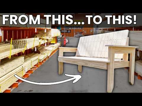 DIY Outdoor Furniture with Common Pine Lumber | Compilation