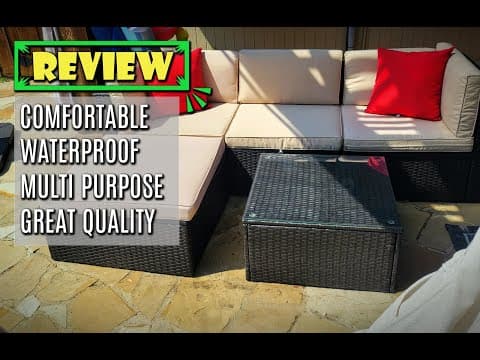 Transform your Patio: Devoko 5 Pieces Patio Furniture Set - Product Review