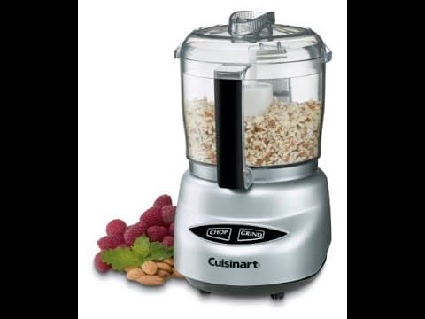 Cuisinart DLC-2ABC Mini Prep Plus Food Processor Brushed Chrome and Nickel