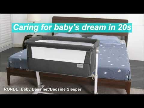 BABY BASSINET | 20 Second To Know RONBEI Bedside Sleeper | WHY YOU NEED THIS！