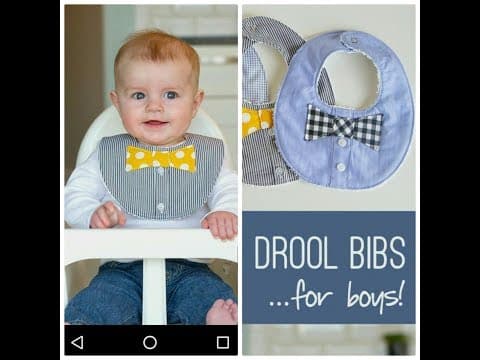 Drool Bib for baby boys2019\Drool bib tutorial 2019