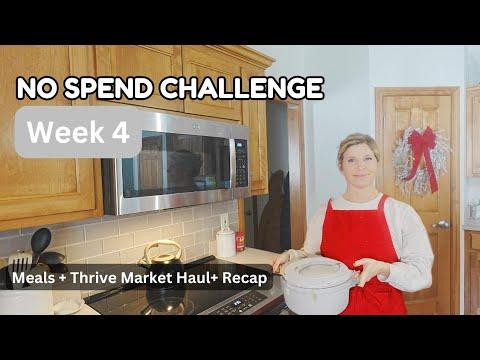 Pantry Challenge + No Spend Month | Thrive Market Haul & Budget-Friendly Meals!