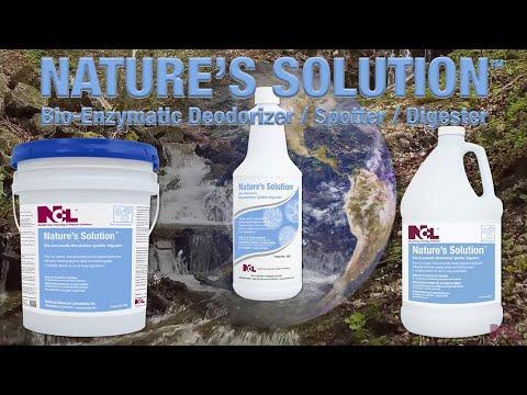 NATURE'S SOLUTION™ Bio-Enzymatic Deodorizer / Spotter / Digester