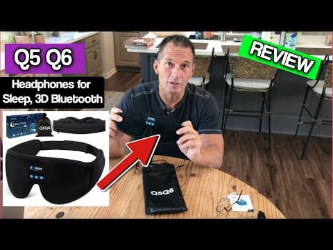 Headphones for Sleep, 3D Bluetooth Sleep Mask, Side Sleeper Wireless Headphones, Bluetooth Headphone
