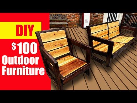 How To Build Patio Furniture: Low Cost & Simple!