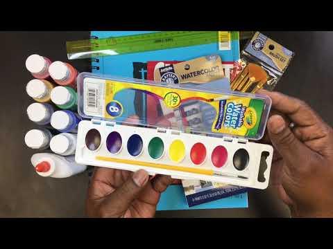 Art Lessons For Kids: Art Supplies List