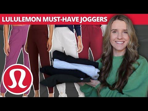 LULULEMON BEST JOGGERS REVIEW & TRY-ON / must-have joggers from lululemon