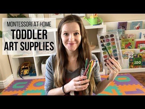 MONTESSORI AT HOME: Art Supplies for Toddlers