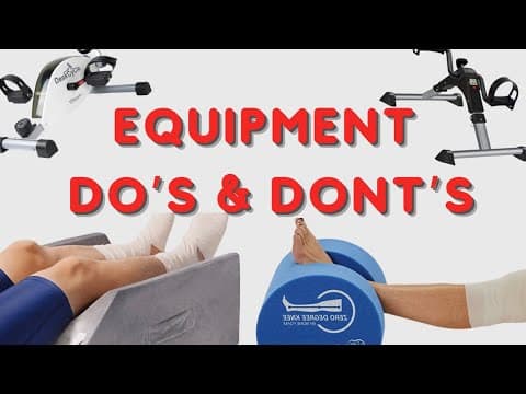 Equipment Do’s And Don’t’s After Knee Replacement