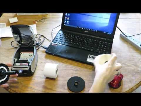 Setting up & using the DYMO labelwriter 450