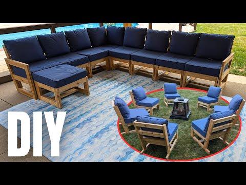 MODULAR! DIY Outdoor Patio Furniture | Patio Makeover Part 3