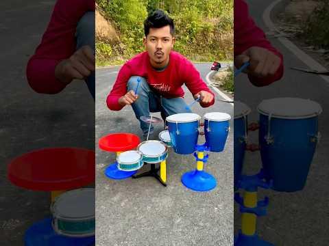 New Big Drum 🥁 sets with musical instruments Unboxing and testing #shorts