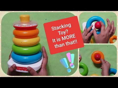 Fisher Price Stacking Toy | Rock-A-stack | Activities with stacking toy | how to practice stacking