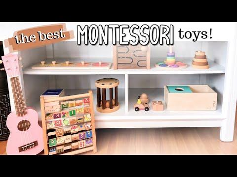 BEST MONTESSORI TOYS! Wooden Toys, Natural Toys & Realistic Toys for Montessori At Home Learning