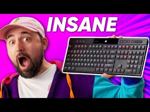 Corsair's THINNEST keyboard yet - Corsair K100 Air