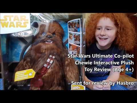 Star Wars Ultimate Co-Pilot Chewie Interactive Plush Toy Review for Hasbro Age 4+