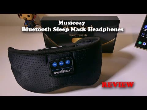 Musicozy Bluetooth Sleep Mask Headphones REVIEW