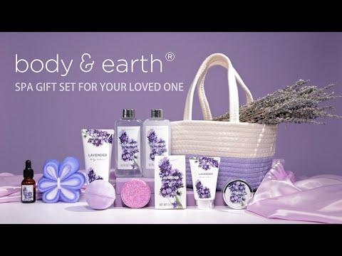 Body and Earth lavender spa gift basket | Body & Earth Gift Set