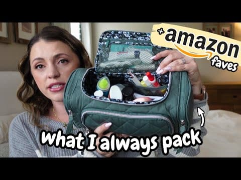 My Travel Toiletry Bag  ✈️  My best tips + my travel Amazon faves!