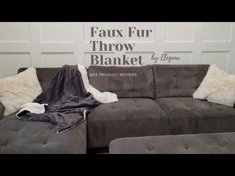 Elegear Faux Fur Throw Blanket | Product Review