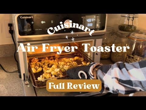 Cuisinart Air Fryer Toaster Oven Full Demo | Best Air Fryer 2024?