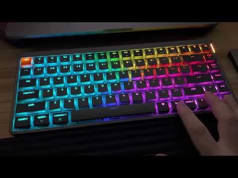 Keychron K3 keycaps on Nuphy Air75