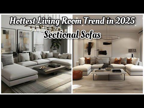 Living Room Furniture Ideas for 2025 | Sectional Sofa Designs for 2025 | Creative living room ideas