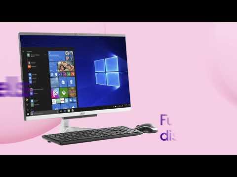 Acer Aspire C24-963 23.8" All-in-One PC - Intel® Core™ i5, 1 TB SSD, Silver - Product Overview