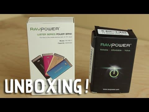 Unboxing: RAVPower Luster 6000mAh Battery & Dual USB Car Charger