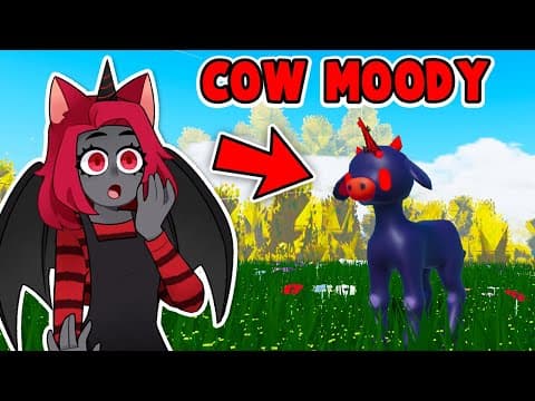 MOOdy Becomes A COW For The Day! (Roblox)
