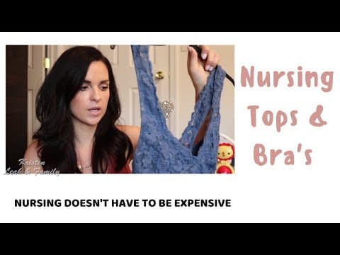 NURSING TOPS & BRA'S || WHAT I WEAR WHILE BREASTFEEDING