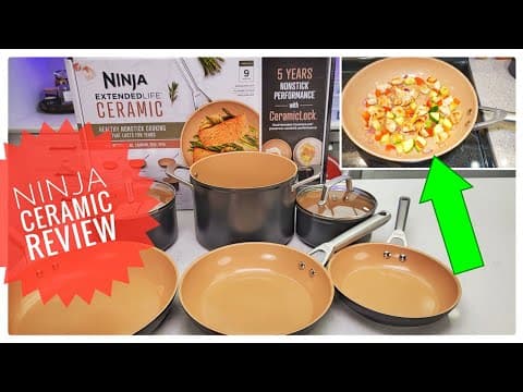 Ninja Premium Ceramic Nonstick 9 Piece Cookware Set CW99009 Review