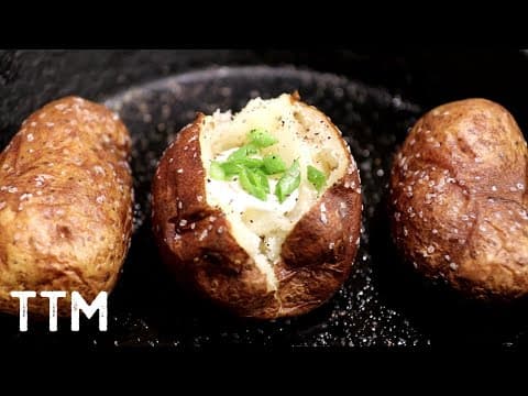 Toaster Oven Baked Potatoes~Easy Cooking