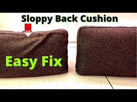 How To Fix A Sloppy Back Cushion