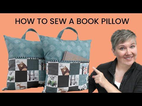 How To Sew A Book Pillow